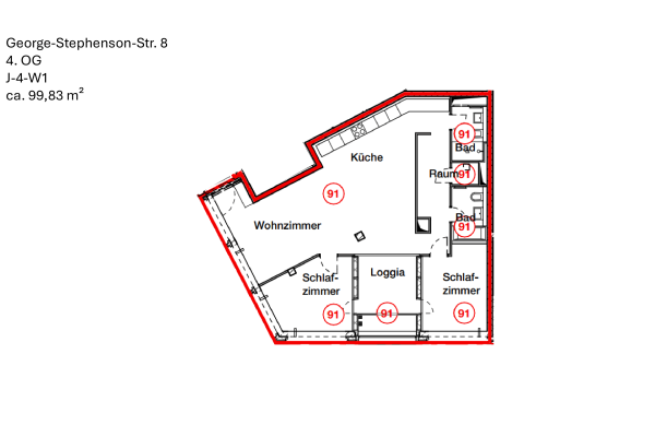 Grundriss J-4-W1-1