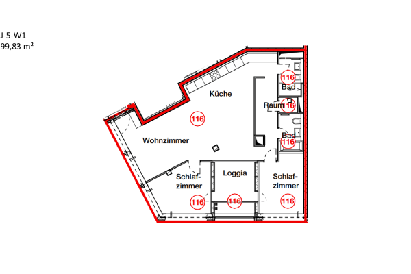 Grundriss J-5-W1-1