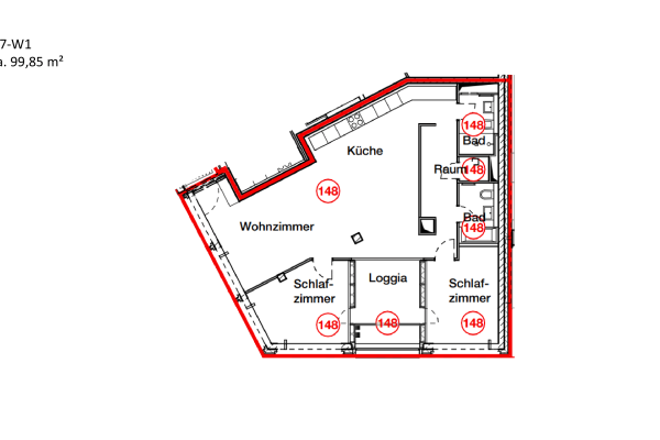 Grundriss J-7-W1-1