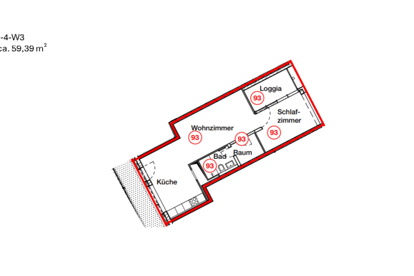Grundriss J-4-W3