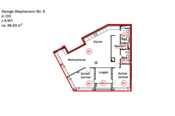 Grundriss J-4-W1