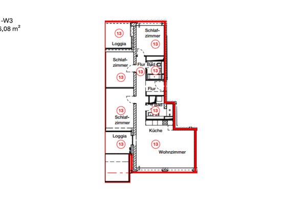 Grundriss H-1-W3 — web
